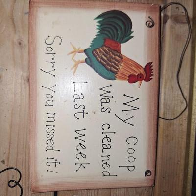 6 pc Home Decor Sign Lot