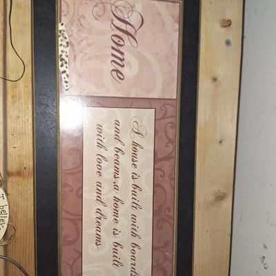 6 pc Home Decor Sign Lot