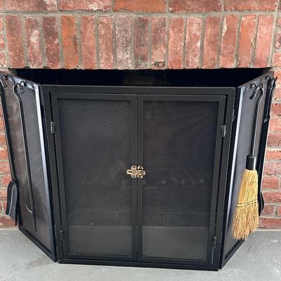 Fireplace screen
