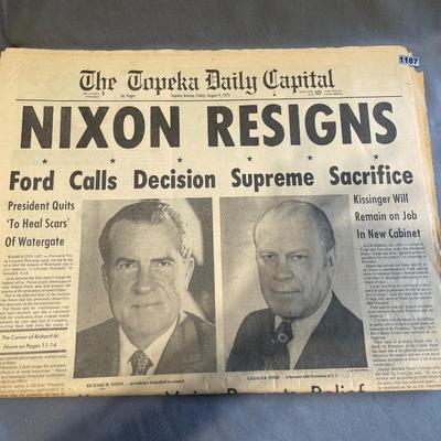 Nixon Resigns!