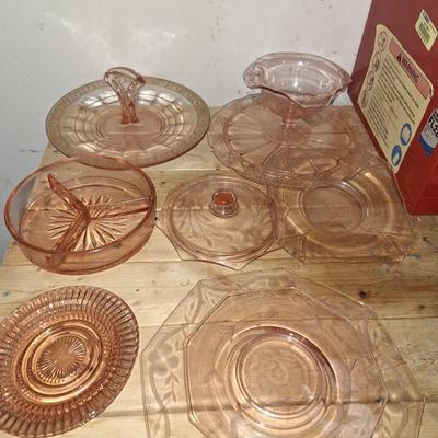 10 pc Pink Depression