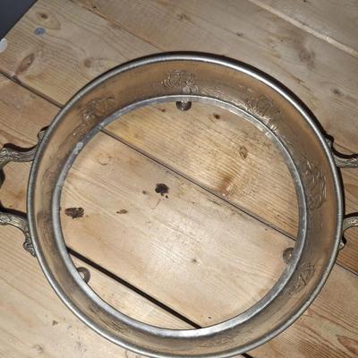 Silverplate Chafing stand no insert