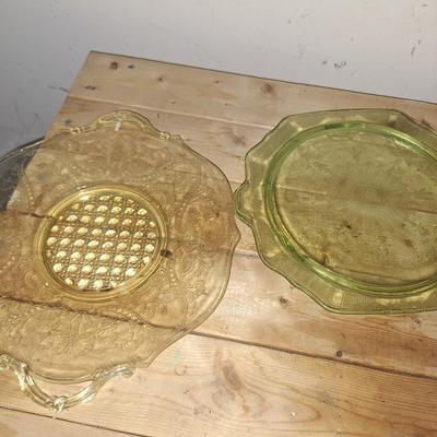 2 uranium/Vasoline platters