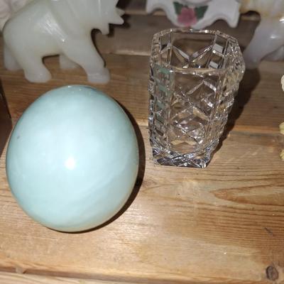 9 pc Coaster/ Figurine lot