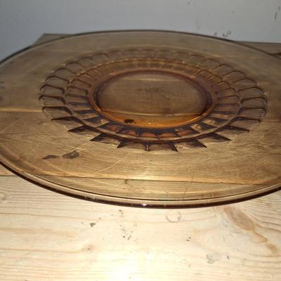 large Orange Plate