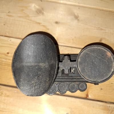 Vintage Cast Iron Toy Scale