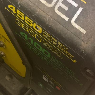 A8-Champion Global Power Equipment DUEL FUEL Generator with Air compressor hoses and hose reel