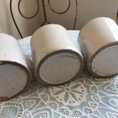 Set of Three Crock Jugs