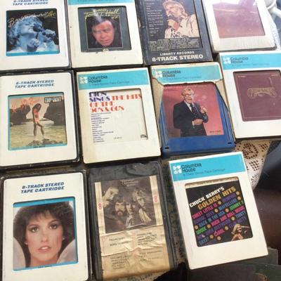 8-Track Tapes Both Country and Rock And Roll