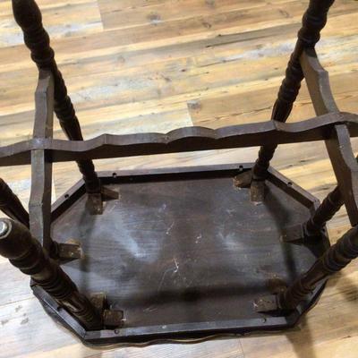Vintage Wood Side/Parlor Table
