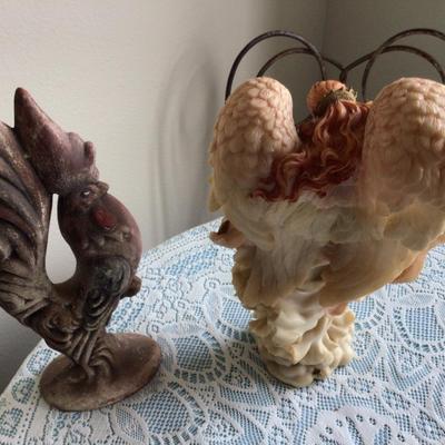 Resign Angel Pottery Rooster