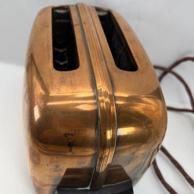 Toastmaster Copper 2 slice toaster 1940