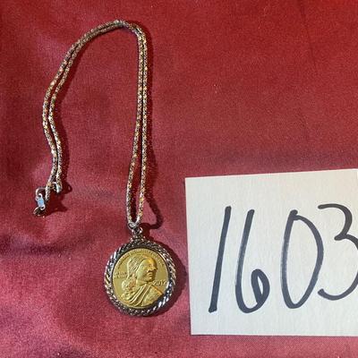 American Indian Coin Necklace