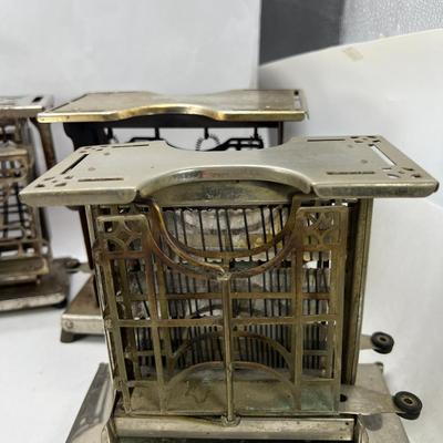 4 Antique unique toasters for parts/ restoration