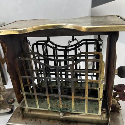 4 Antique unique toasters for parts/ restoration