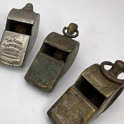 12 Pakistani, Indian and Chinese Police Whistles