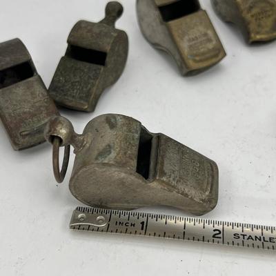 12 Pakistani, Indian and Chinese Police Whistles