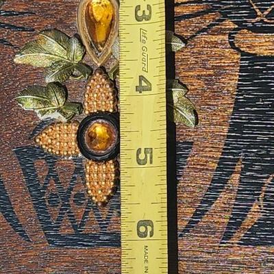 Vintage Enid Collins Copy Cat Wood Purse, Original Box Bag