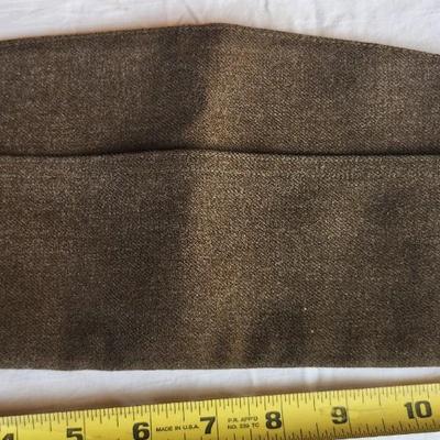 Pink Piped 1952 Dated US Army Garrison Cap and Wool overseas Garrison Cap