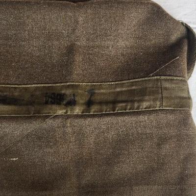 Pink Piped 1952 Dated US Army Garrison Cap and Wool overseas Garrison Cap