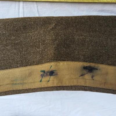 Pink Piped 1952 Dated US Army Garrison Cap and Wool overseas Garrison Cap