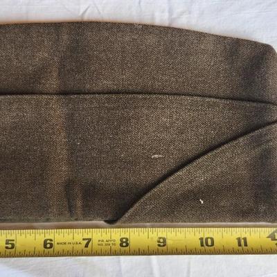 Pink Piped 1952 Dated US Army Garrison Cap and Wool overseas Garrison Cap