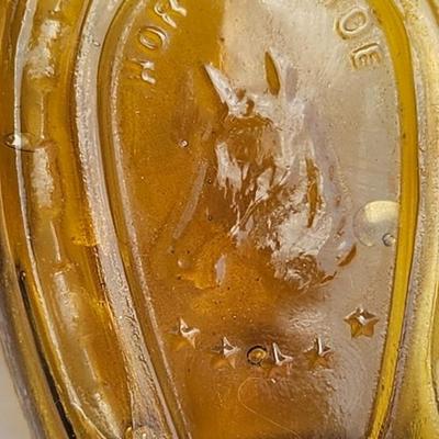 Vintage Glass Bottle lot with Green and Blue Glass Glass Cat Decanter. Vintage Banjo Glass Bottle