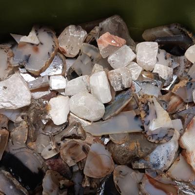 MOSTLY SMALL CUT STONE