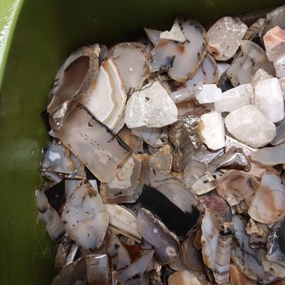 MOSTLY SMALL CUT STONE