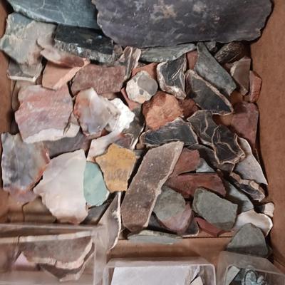 VARIOUS SIZES OF CUT ROCK