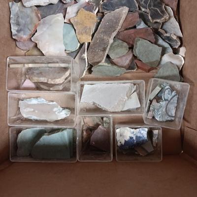 VARIOUS SIZES OF CUT ROCK