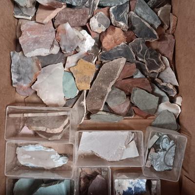 VARIOUS SIZES OF CUT ROCK