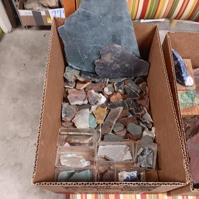 VARIOUS SIZES OF CUT ROCK