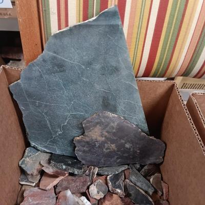 VARIOUS SIZES OF CUT ROCK