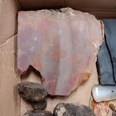 APPALOOSA & RHODONITE PLUS OTHER ROCKS