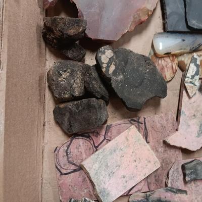 APPALOOSA & RHODONITE PLUS OTHER ROCKS