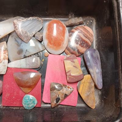 APPALOOSA & RHODONITE PLUS OTHER ROCKS