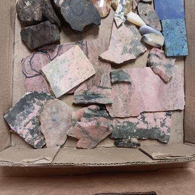 APPALOOSA & RHODONITE PLUS OTHER ROCKS
