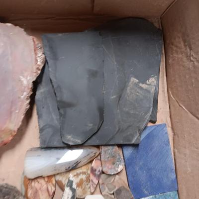 APPALOOSA & RHODONITE PLUS OTHER ROCKS