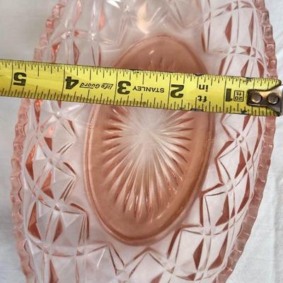 Vintage Pink/red Glass lot with Vintage Indiana Glass Diamond Point Fairy Lamp Ruby Red