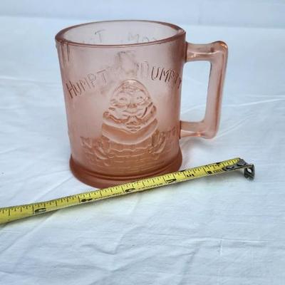 Vintage Pink/red Glass lot with Vintage Indiana Glass Diamond Point Fairy Lamp Ruby Red