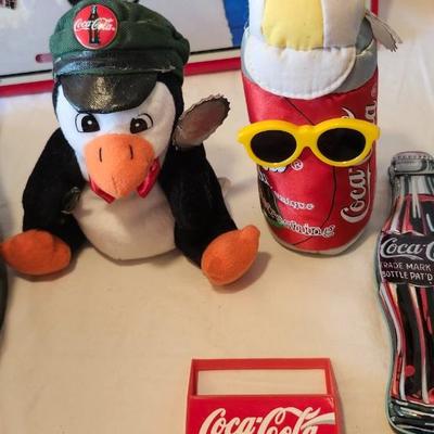 Vintage Cola-Cola Lot with Vintage 90s Coke bear Shirt Large 1994 Single Stitch Coca Cola