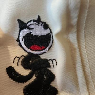 Vintage Baseballs Caps and Vintage Enamel Pins, including Coca-Cola and Felix the cat