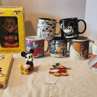Vintage Disney Lot including Walt Disney World Mickey Mouse Bobble Head Kellogg's Keebler New In Box
