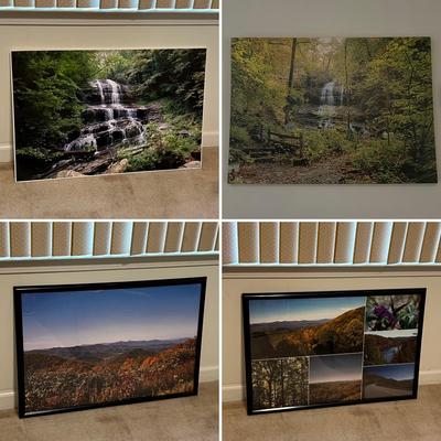 Large Waterfall Canvas & More Local Photographs (P-RG)