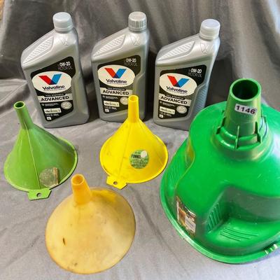 Funnels/oil