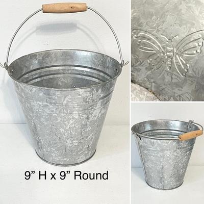 Galvanized Serveware ~ Set Of Four (4)