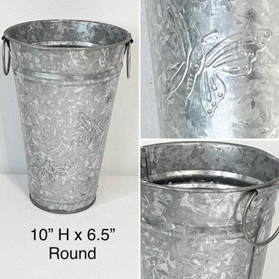 Galvanized Serveware ~ Set Of Four (4)