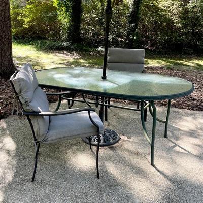Three (3) Piece Metal Outdoor Patio Set ~ *Read Details