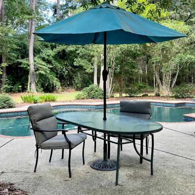 Three (3) Piece Metal Outdoor Patio Set ~ *Read Details